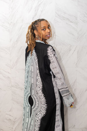 Rooted Dashiki Cardigan 2 Piece Set